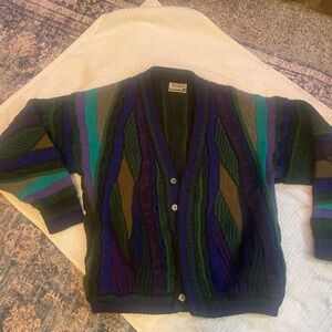 Multicolor Kalaroo 100% Wool Australian Geometric Pattern Sweater